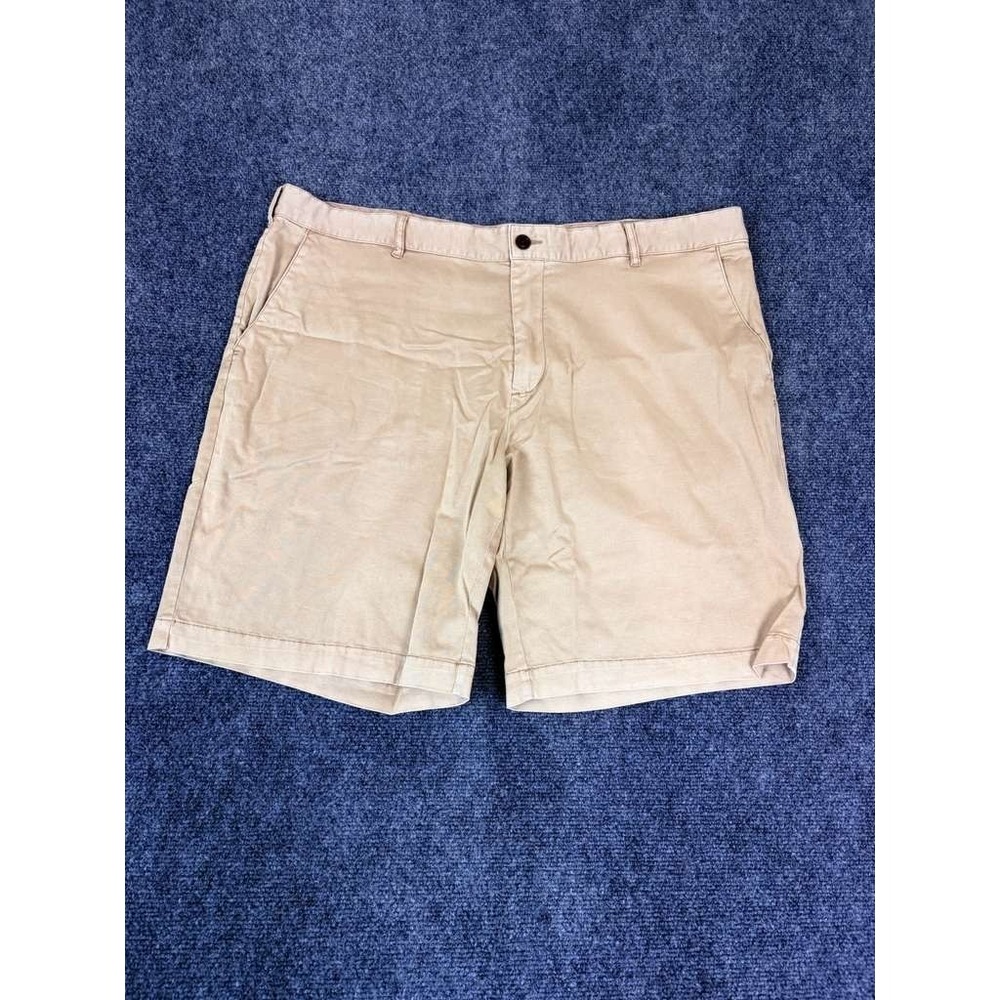 Faherty Shorts Mens 40 Khaki Brown Stretch Chino Performance 9"‎ Inseam